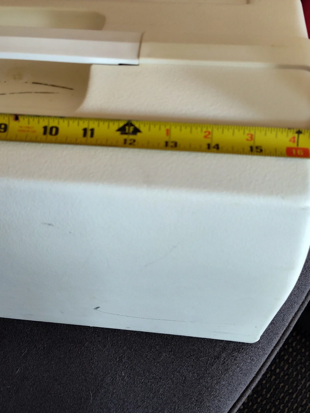 Plastic Sewing Machine Case